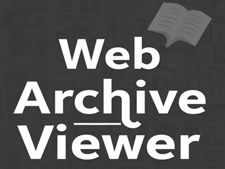 portfolio item: Web Archive Viewer